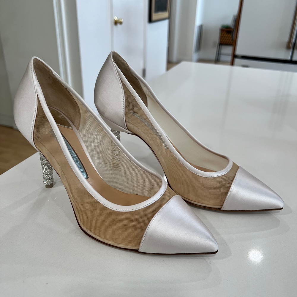 Wedding heels by Sophia Webster Jasmine Crystal Mid Pump-38